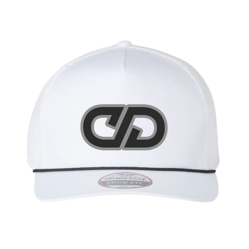 White CD Hat