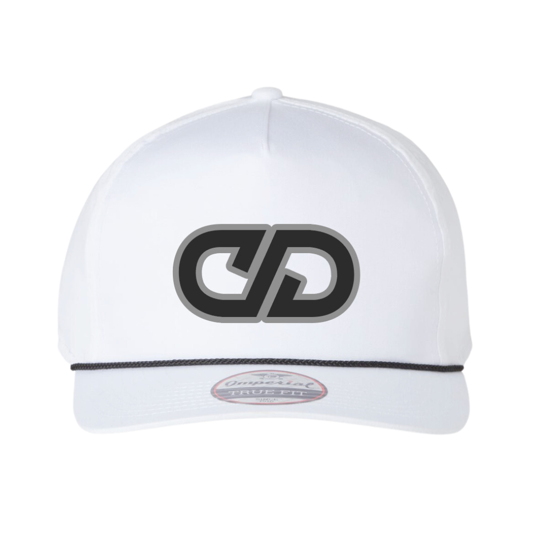 White CD Hat