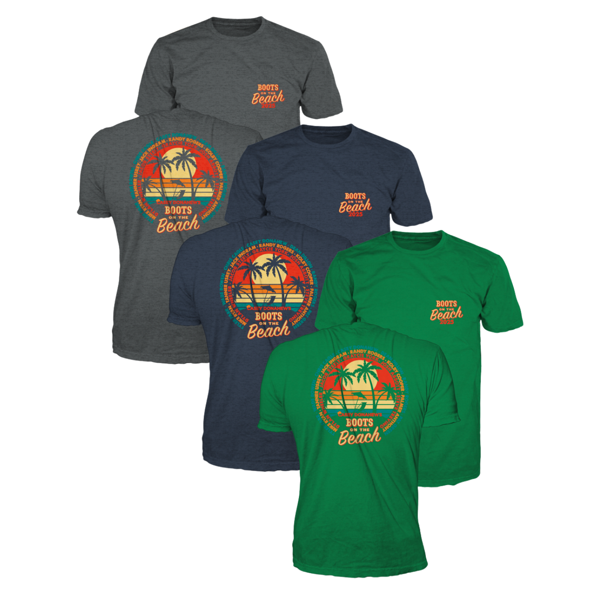 Boots on the Beach 2025 T-Shirt
