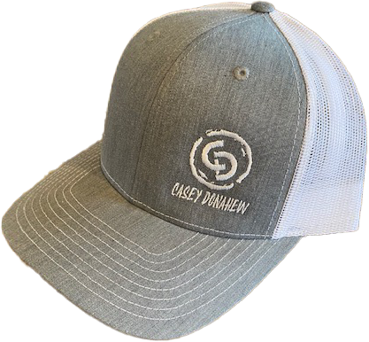 Casey Donahew Grey and White Hat